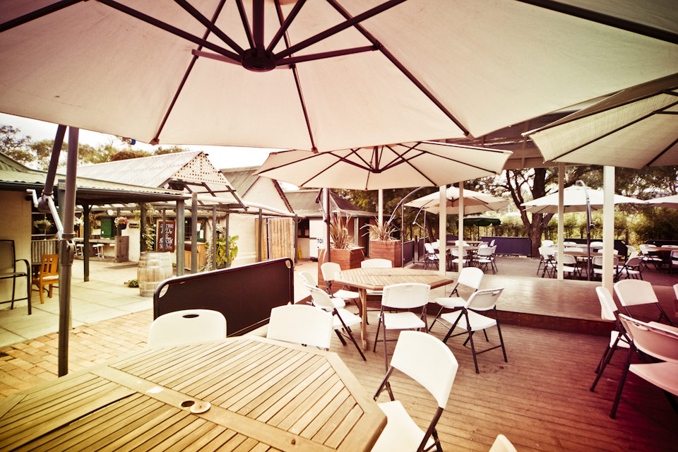 The Deck and Garden Spaces
