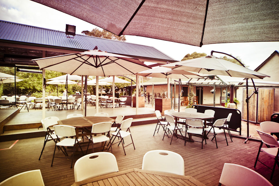 The Deck and Garden Spaces