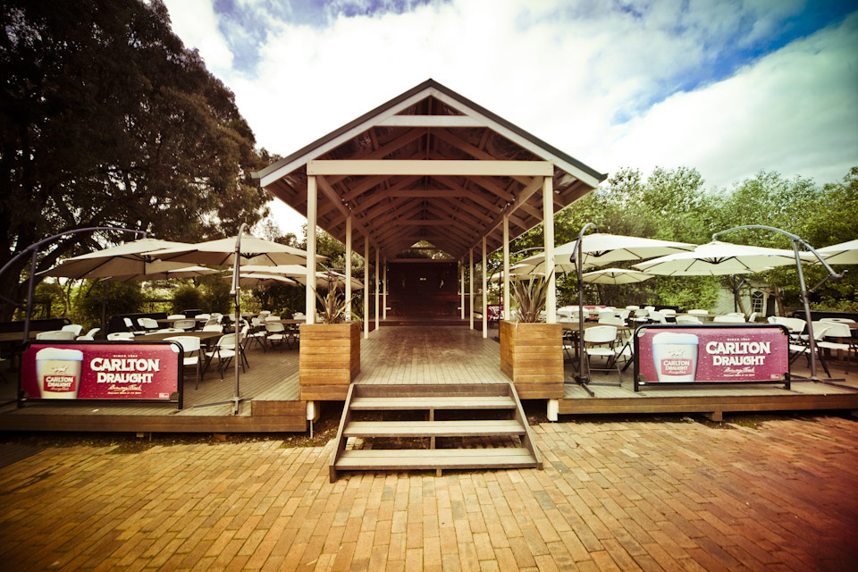 The Deck and Garden Spaces