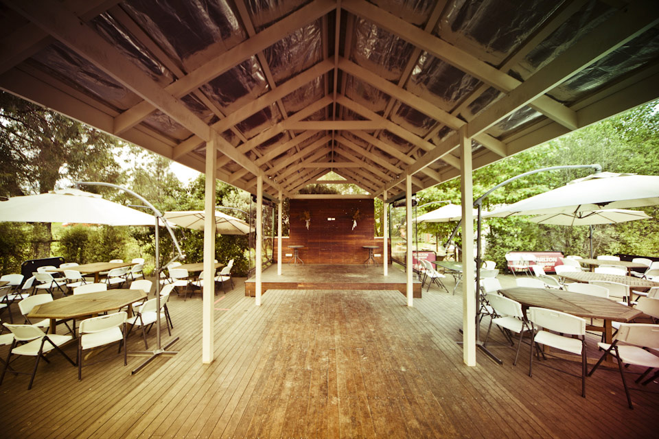 The Deck and Garden Spaces