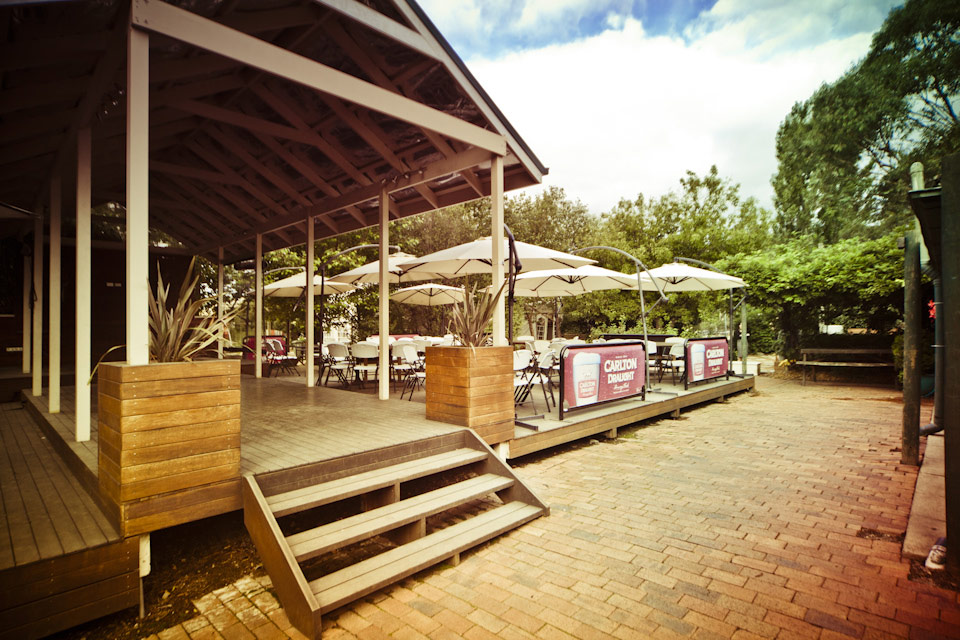 The Deck and Garden Spaces