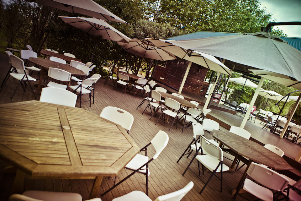 The Deck and Garden Spaces