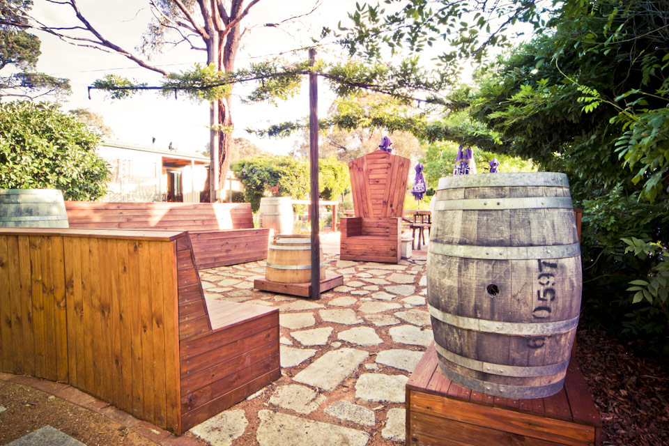 The Deck and Garden Spaces