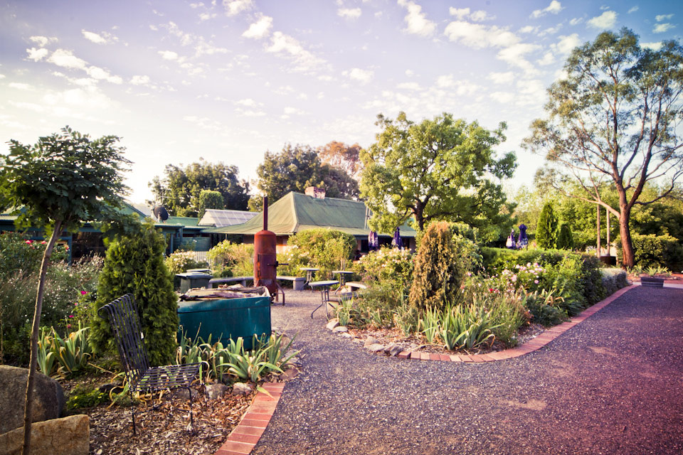 The Deck and Garden Spaces